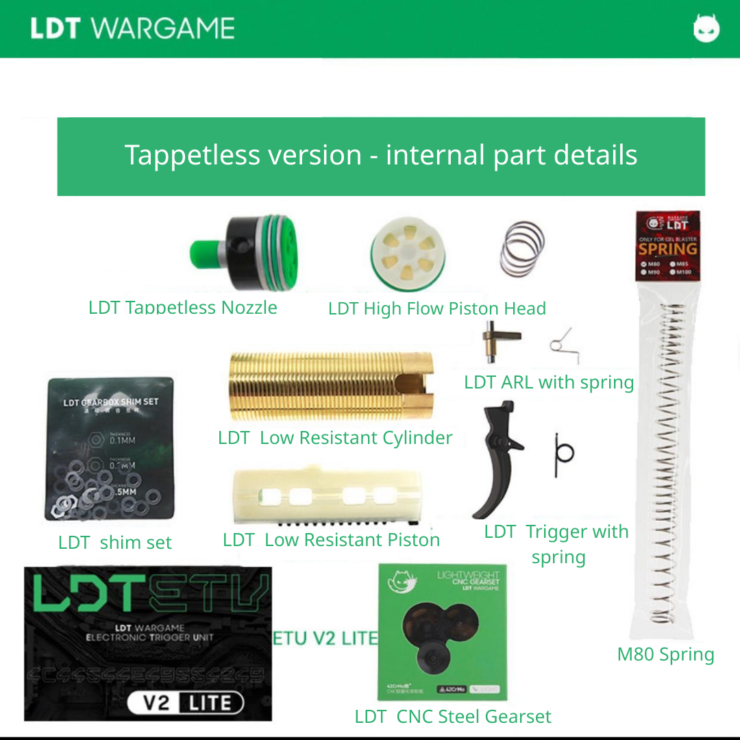 LDT LDX GEN3.0 CNC Assembled V2 Gearbox (30 RPS)