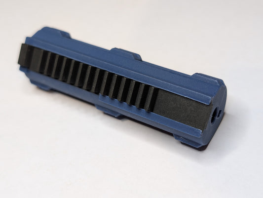Piston 14 Tooth wide metal rack (lightened, blue)
